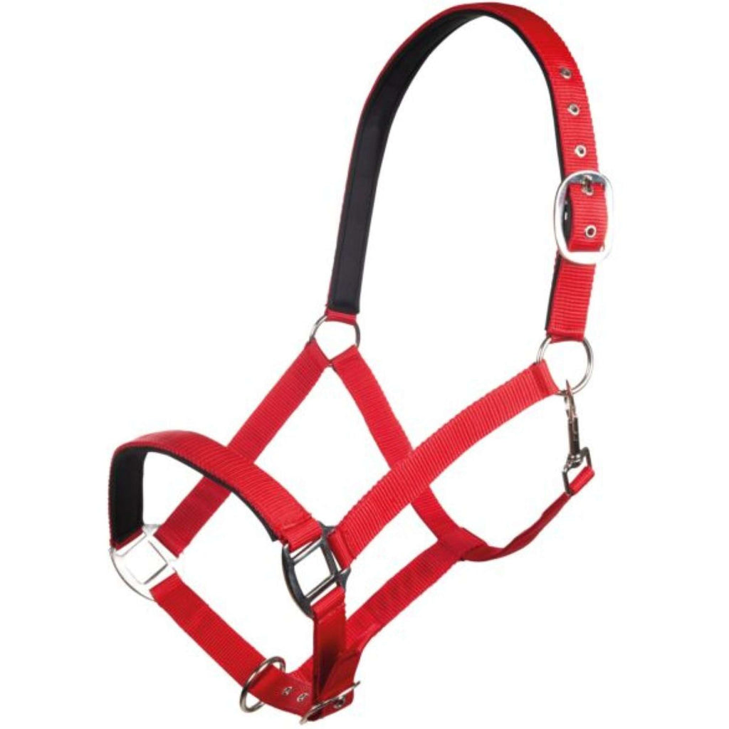 HKM Cavezza Charming Fodera Morbida Rosso ciliegia