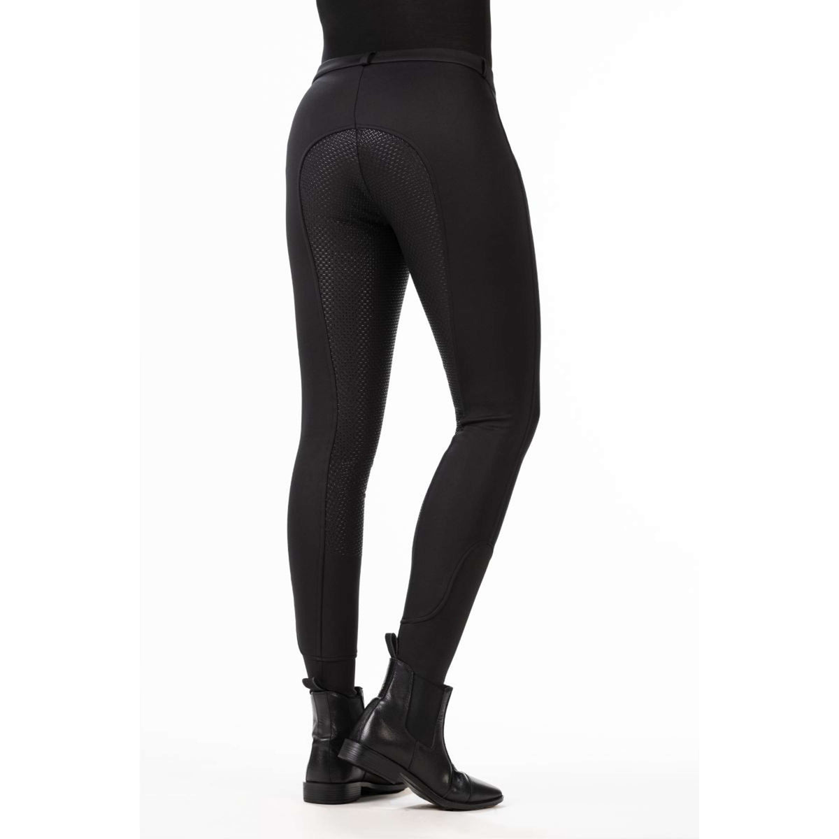 HKM Pantaloni da Equitazione Winner Softshell Winter Nero