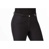 HKM Pantaloni da Equitazione Winner Softshell Winter Nero