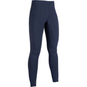 HKM Leggings da Equitazione Flow Reflective Blu scuro