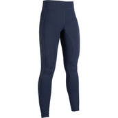 HKM Leggings da Equitazione Flow Reflective Blu scuro