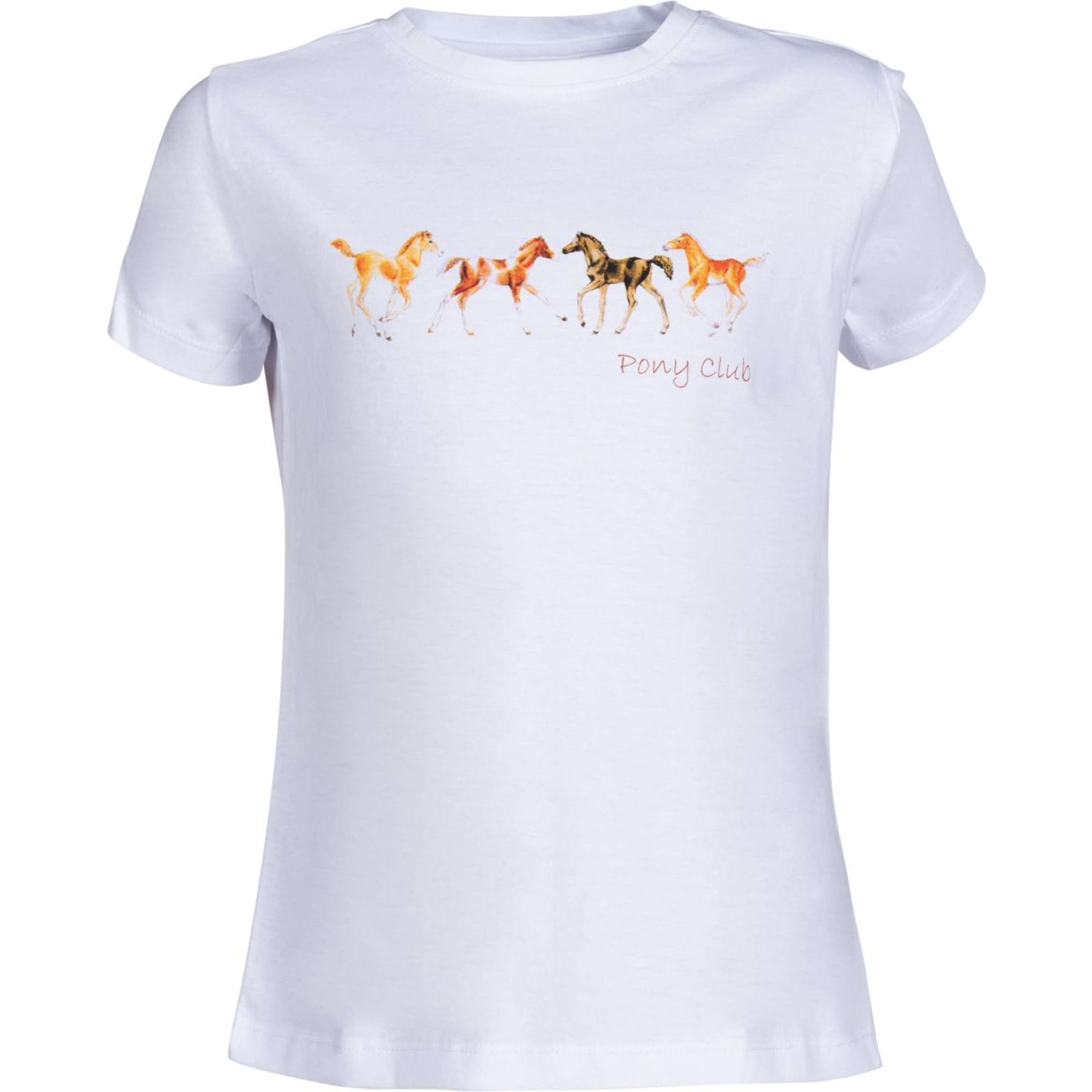 HKM T-Shirt Pony Club Bianco