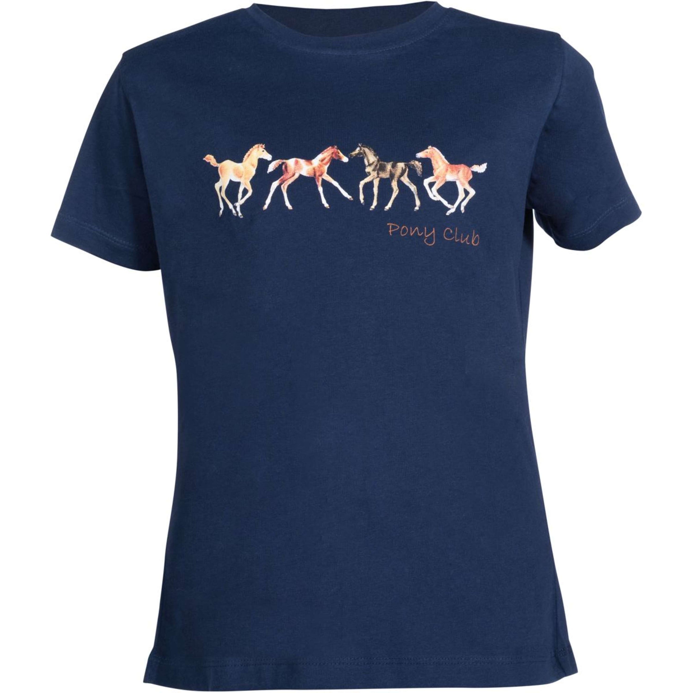 HKM T-Shirt Pony Club Blu scuro