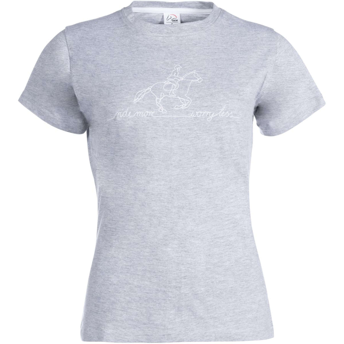 HKM T-Shirt Ride More Grigio chiaro/Melange