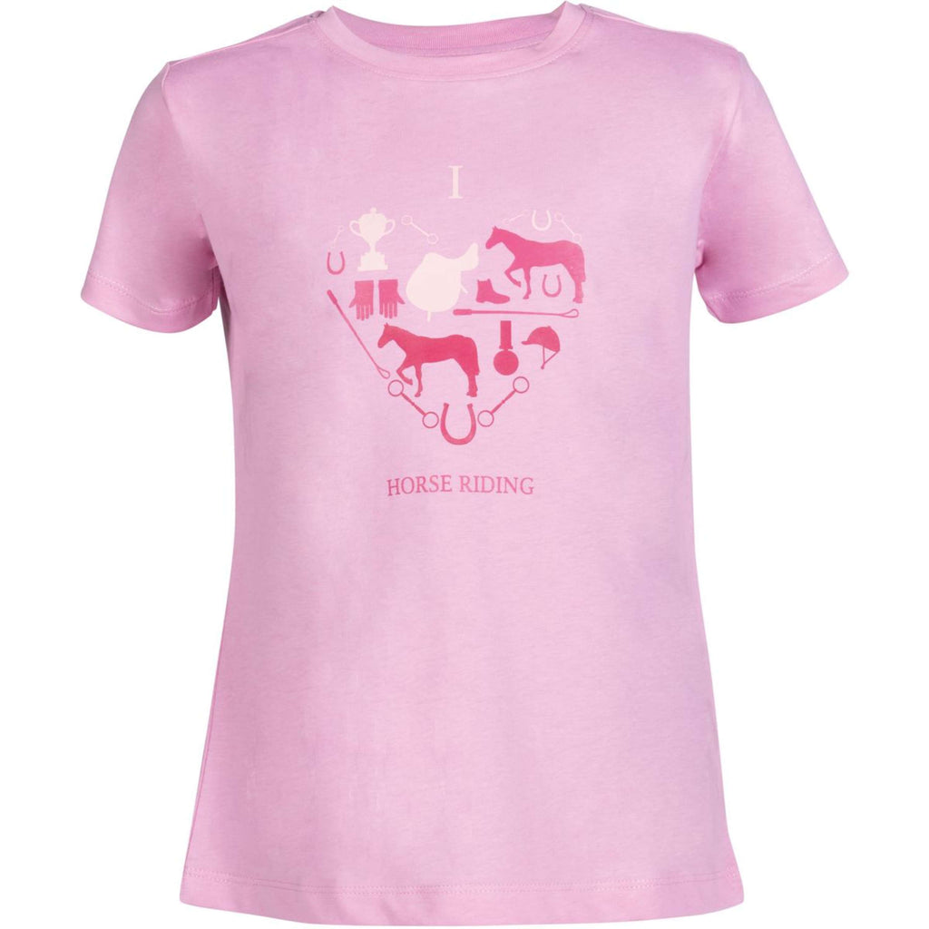 HKM Maglietta I Love Horse Riding Rose