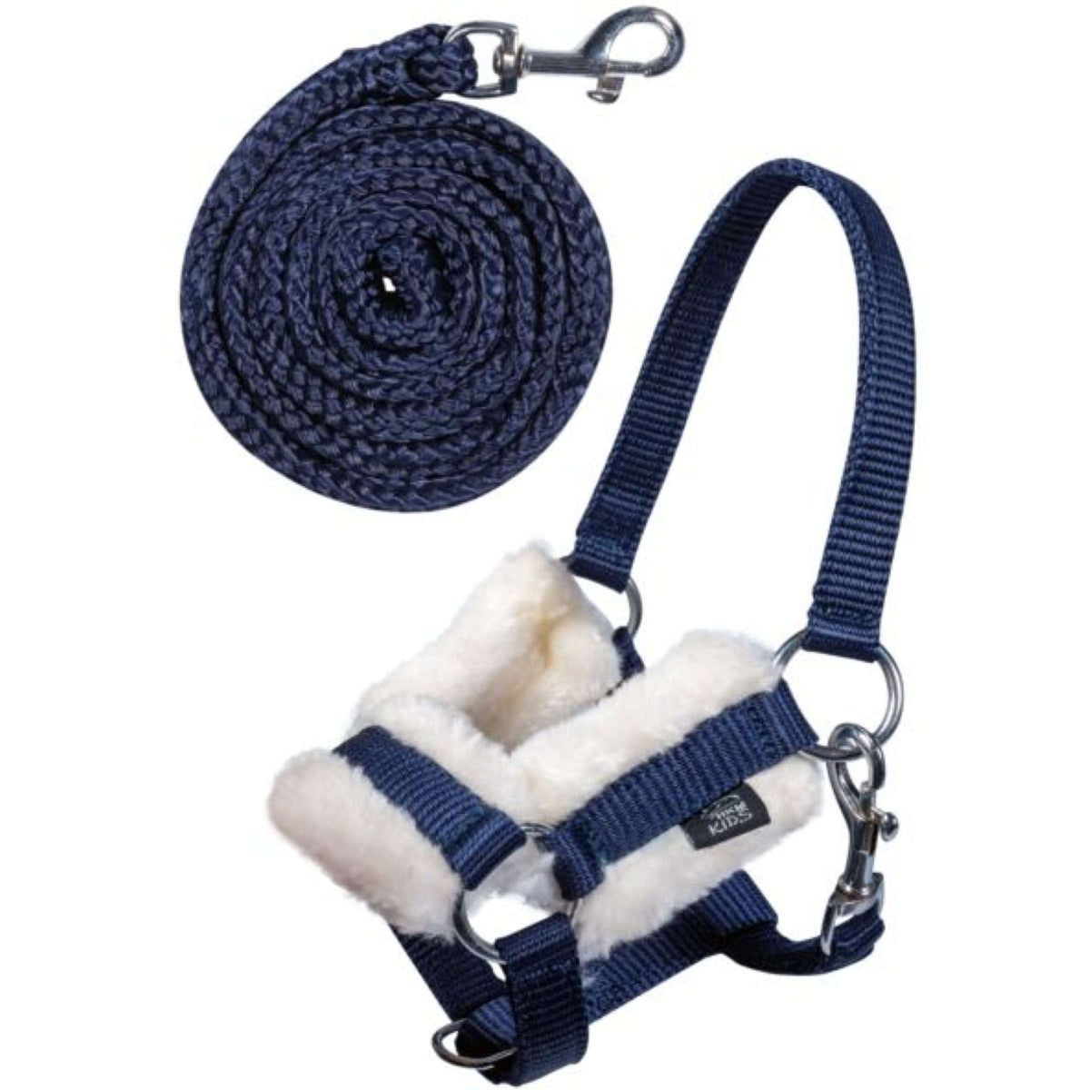 HKM Set Cavezza Hobby Horsing Blu scuro