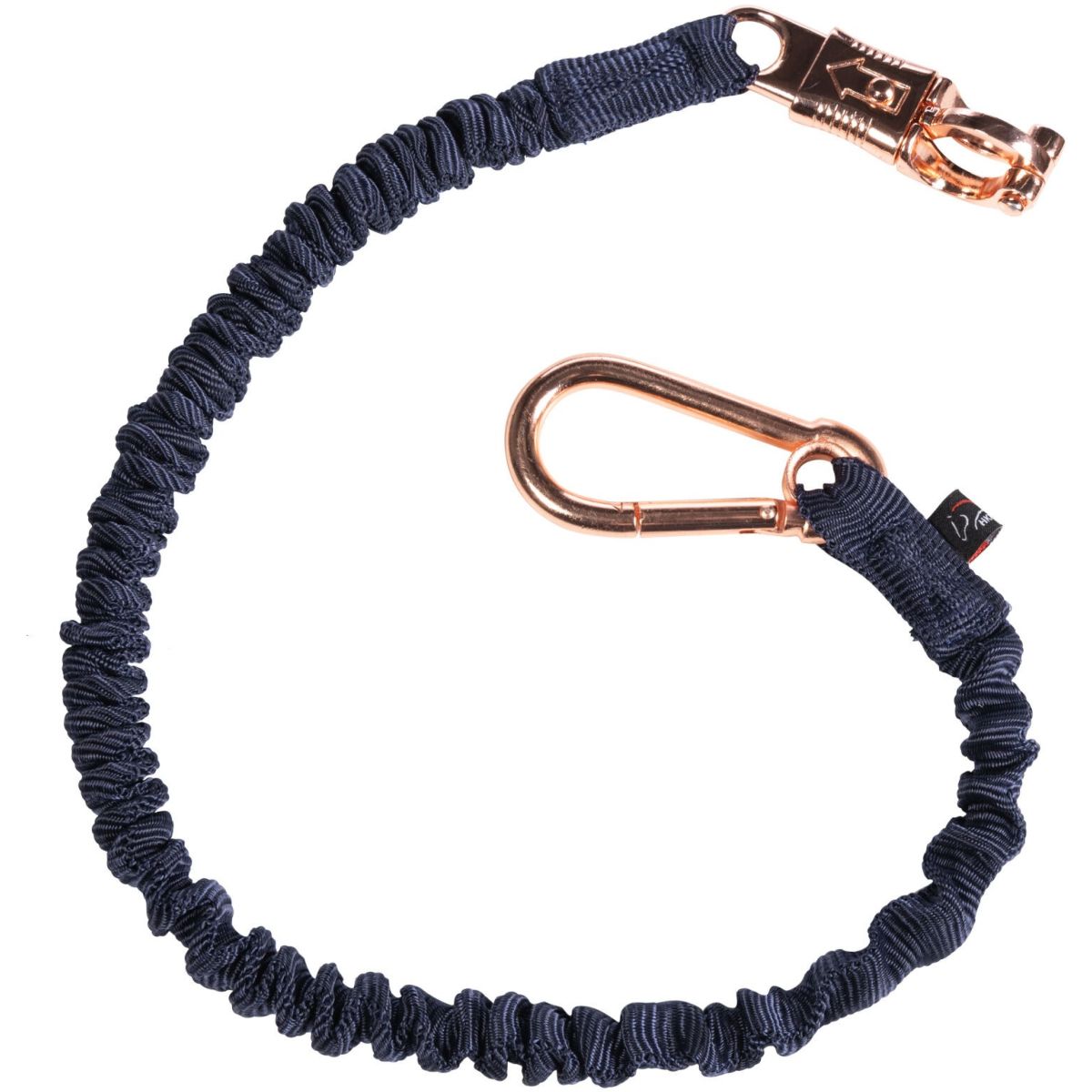 HKM Corda di fissaggio Elastisch Blu marino/Oro rosa