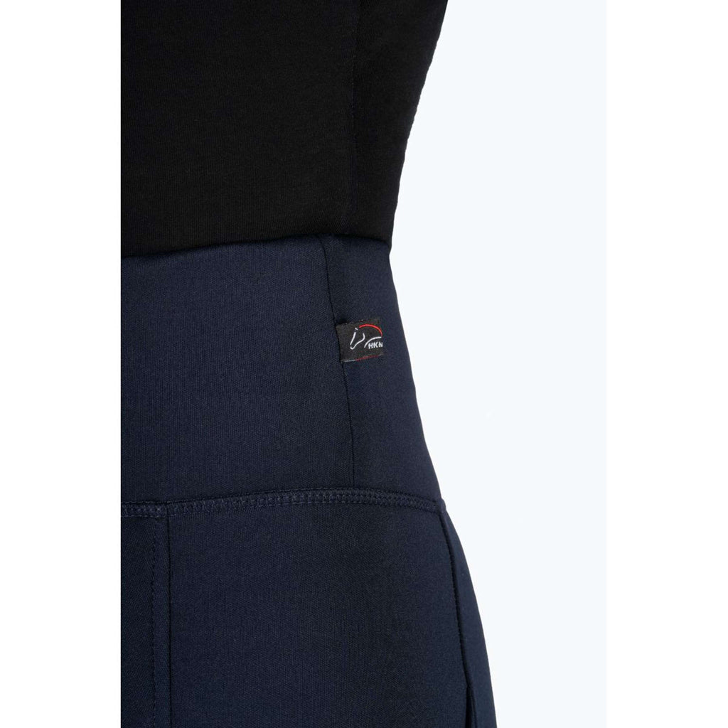 HKM Leggings da Equitazione Cosy II Full Grip Blu scuro