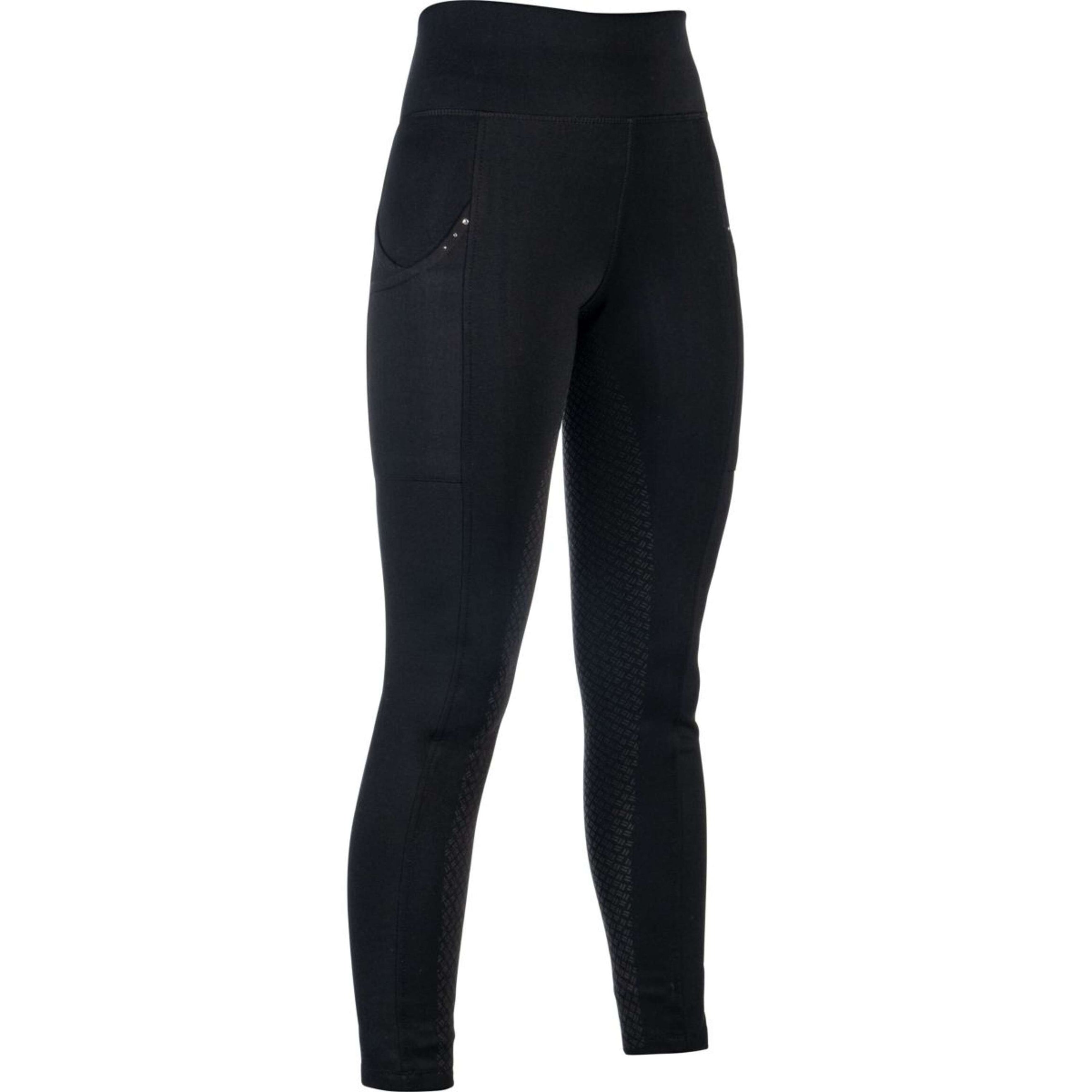 HKM Leggings da Equitazione Cosy II Full Grip Nero HKM Leggings da Equitazione Cosy II Full Grip Nero