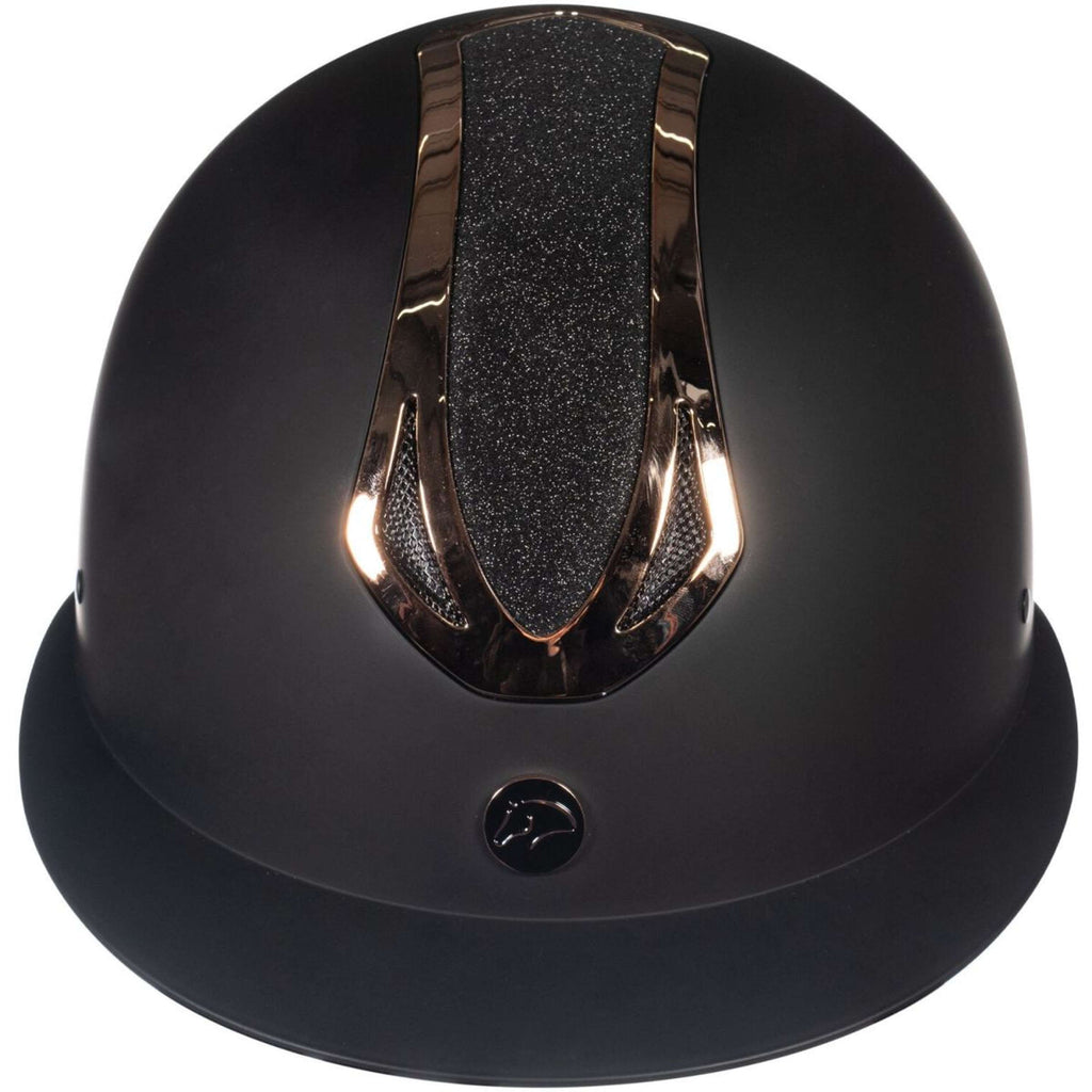 HKM Casco da equitazione Illusion Nero/Oro rosa