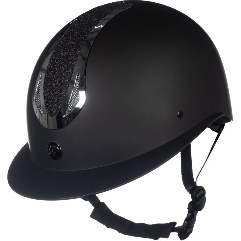 HKM Casco da equitazione Illusion Nero Argento HKM Casco da equitazione Illusion Nero Argento