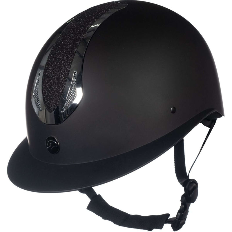 HKM Casco da equitazione Illusion Nero Argento