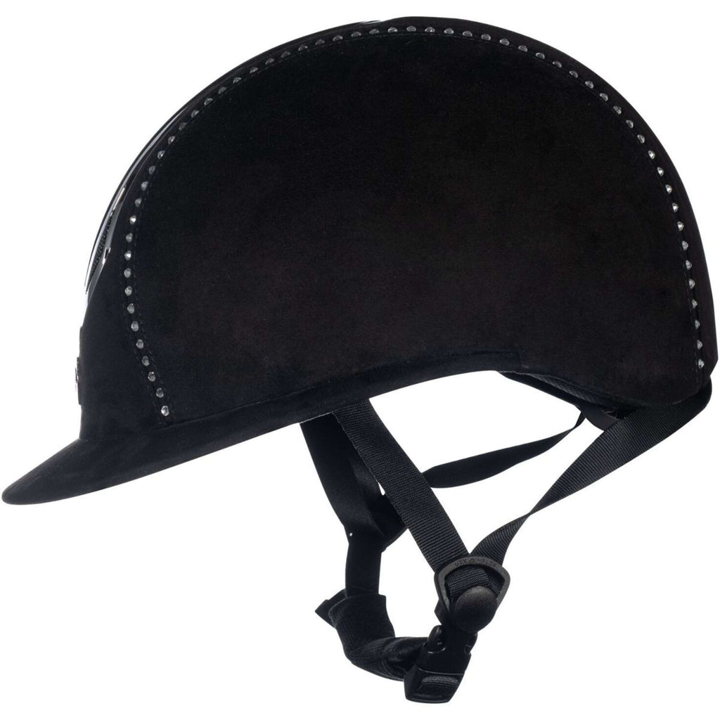 HKM Casco da equitazione Illusion Diamond Nero