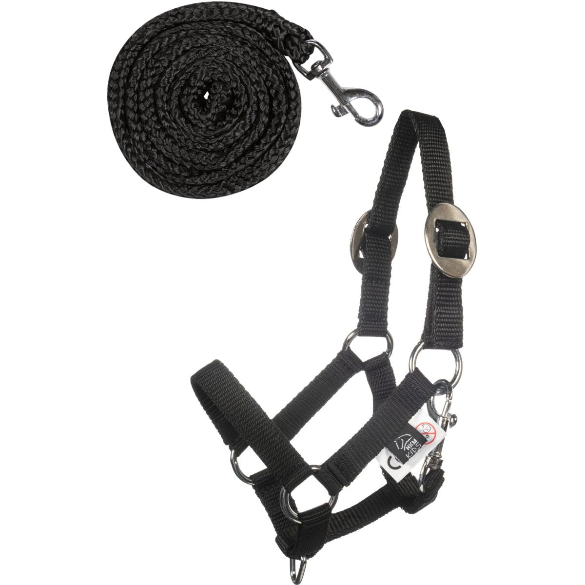 HKM Set Cavezza Hobby Horsing Nero