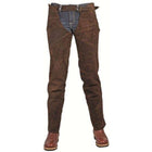 HKM Western Western Chaps Articolato Marrone