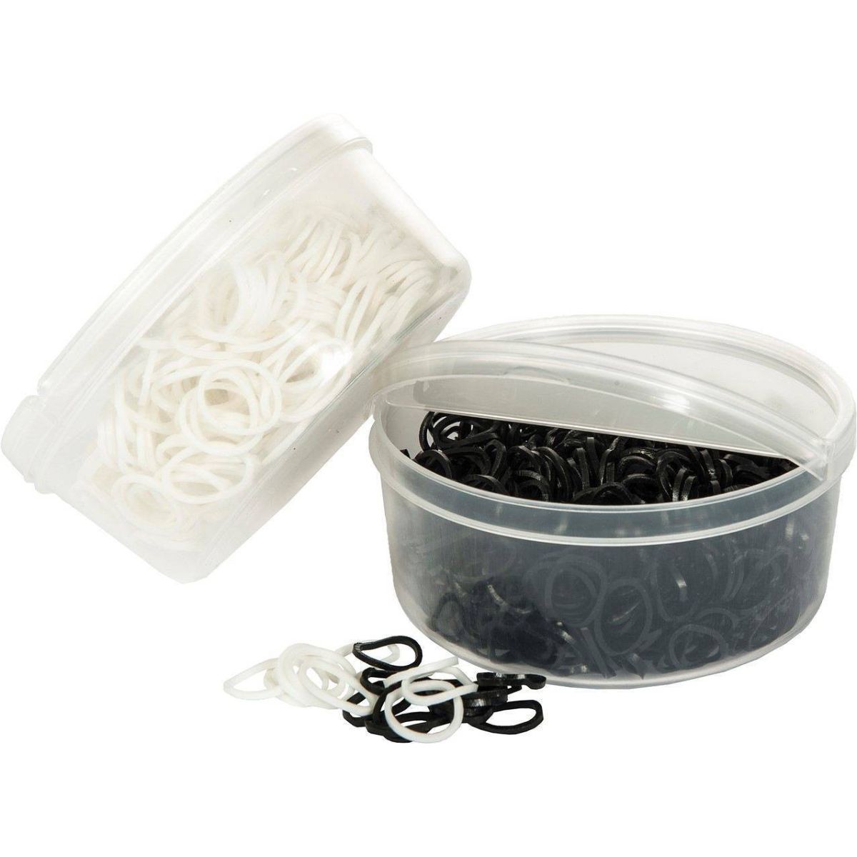 HKM Elastici per trecce 500st Bianco