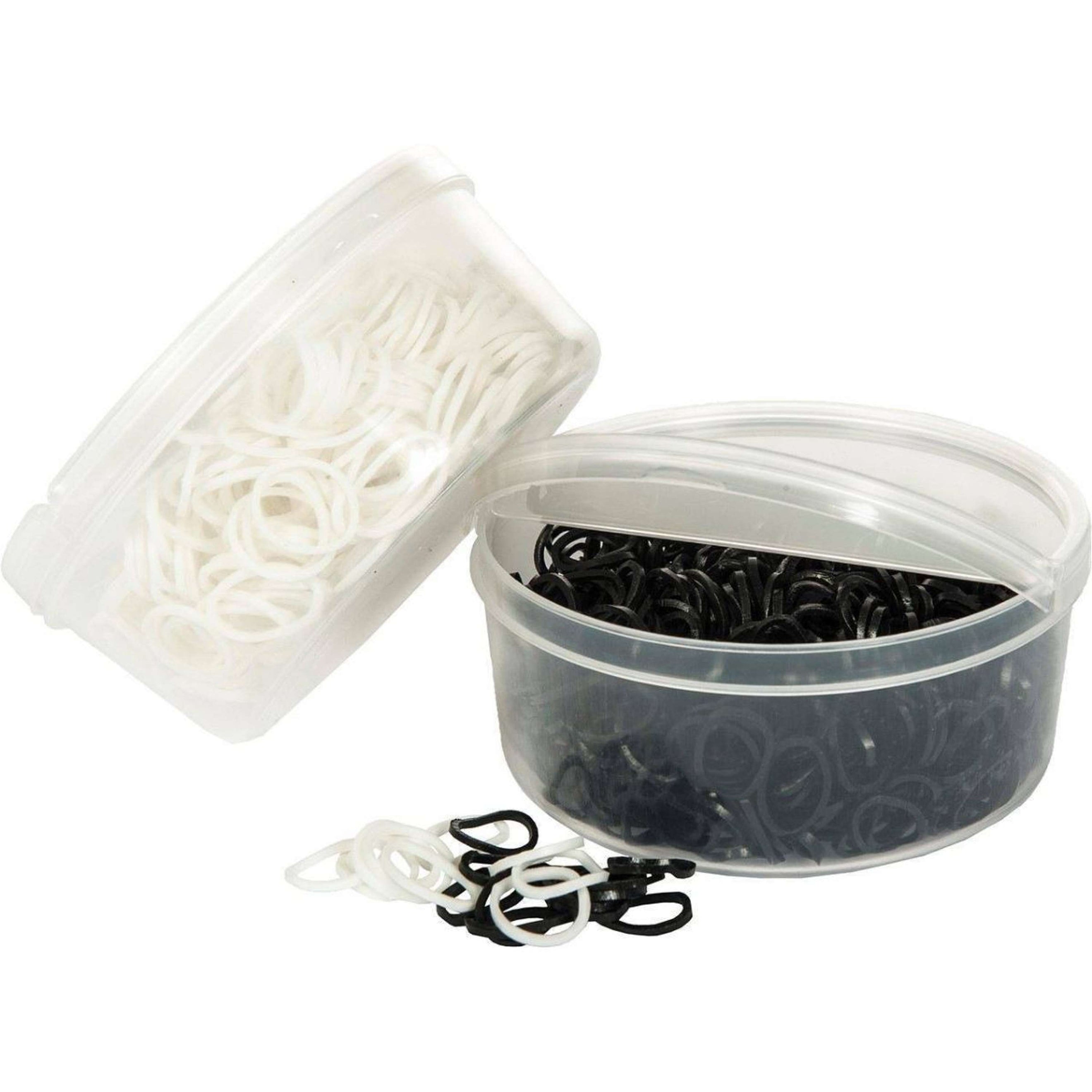 HKM Elastici per trecce 500st Bianco