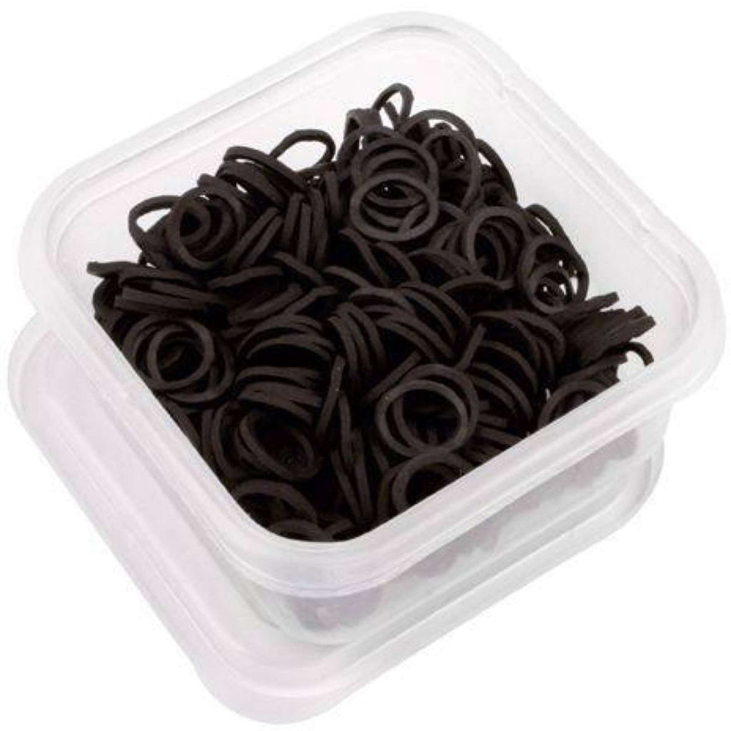 HKM Elastici per trecce 500st Nero
