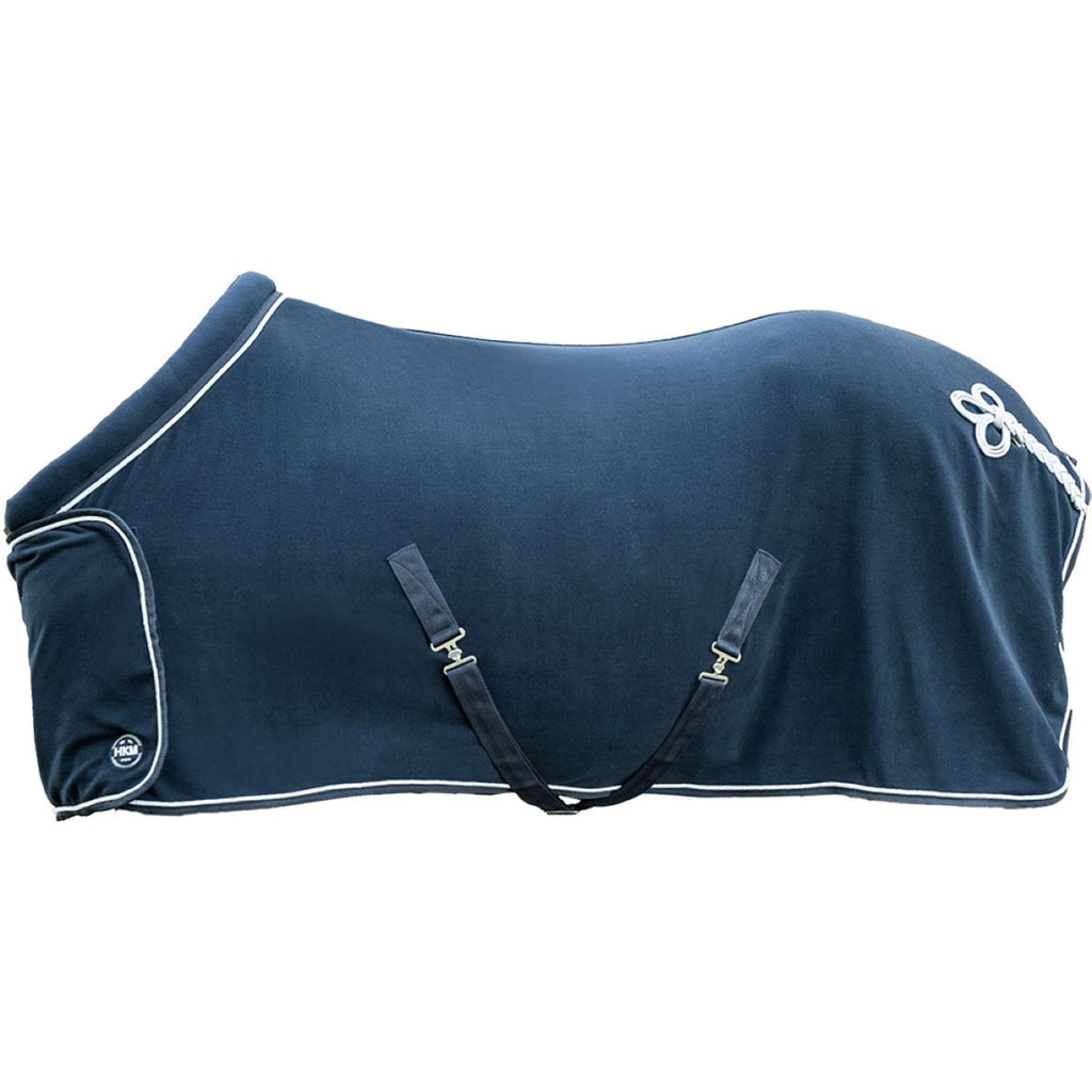 HKM Coperta in Pile Blu scuro
