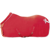 HKM Coperta in Pile Rosso scuro