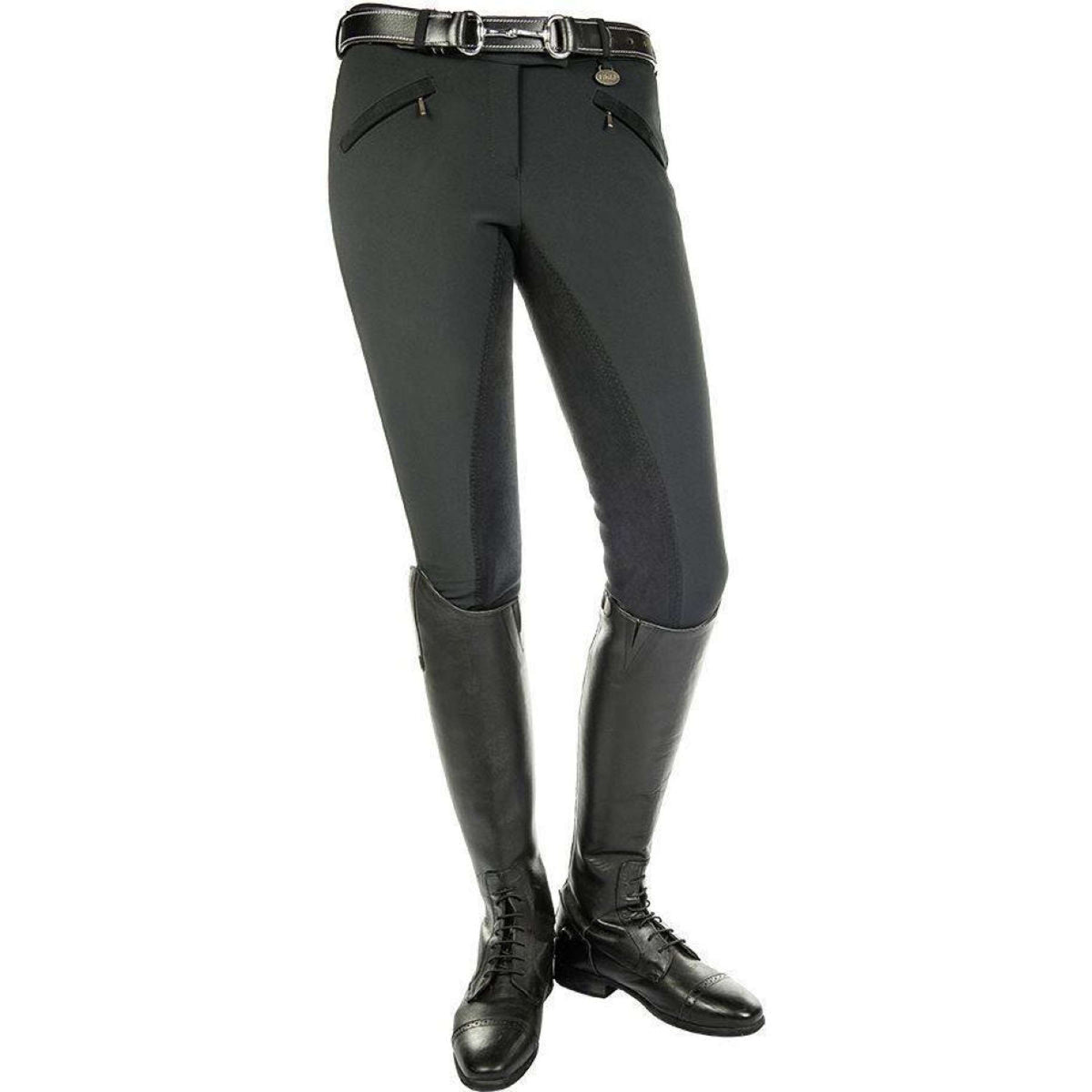 HKM Pantaloni da Equitazione Karthingo Easy Nero