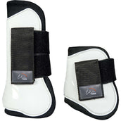 HKM Protettori per Tendini & Paraglomi Genua Set Bianco/Nero