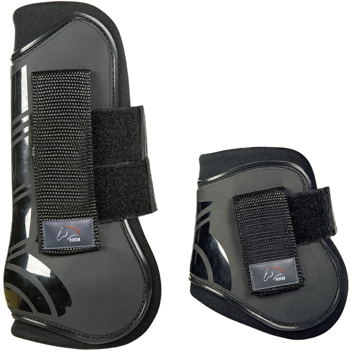 HKM Protettori per Tendini & Paraglomi Genua Set Nero