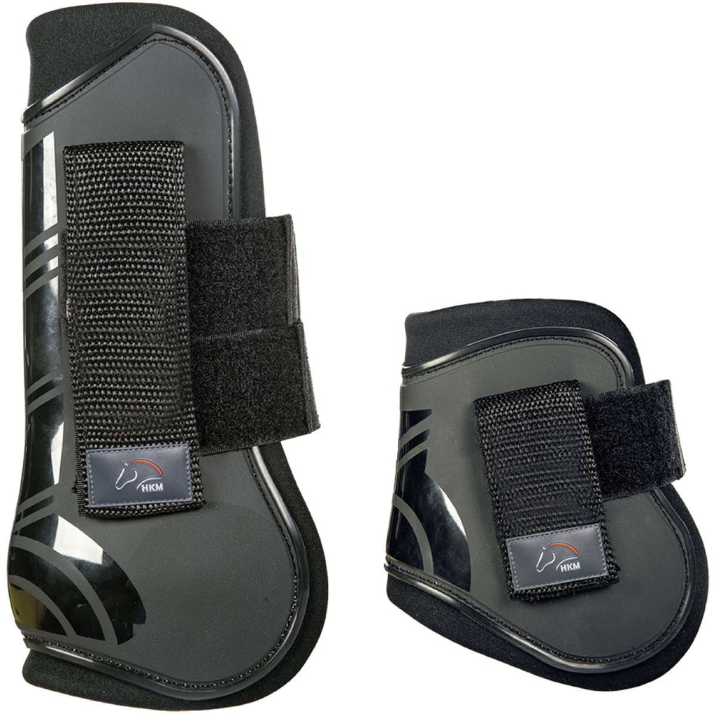 HKM Protettori per Tendini & Paraglomi Genua Set Nero