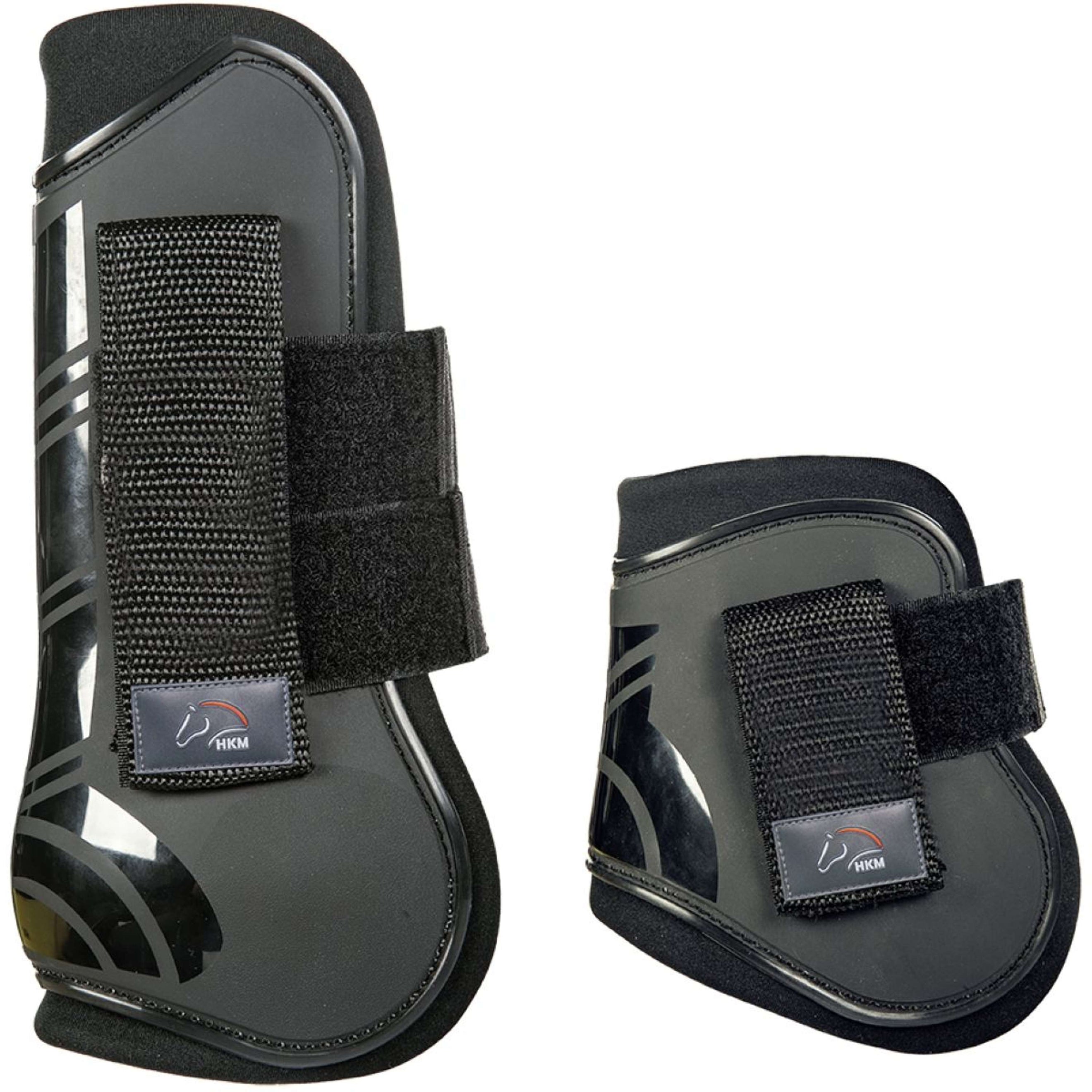 HKM Protettori per Tendini & Paraglomi Genua Set Nero