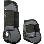 HKM Protettori per Tendini & Paraglomi Genua Set Grigio/Nero