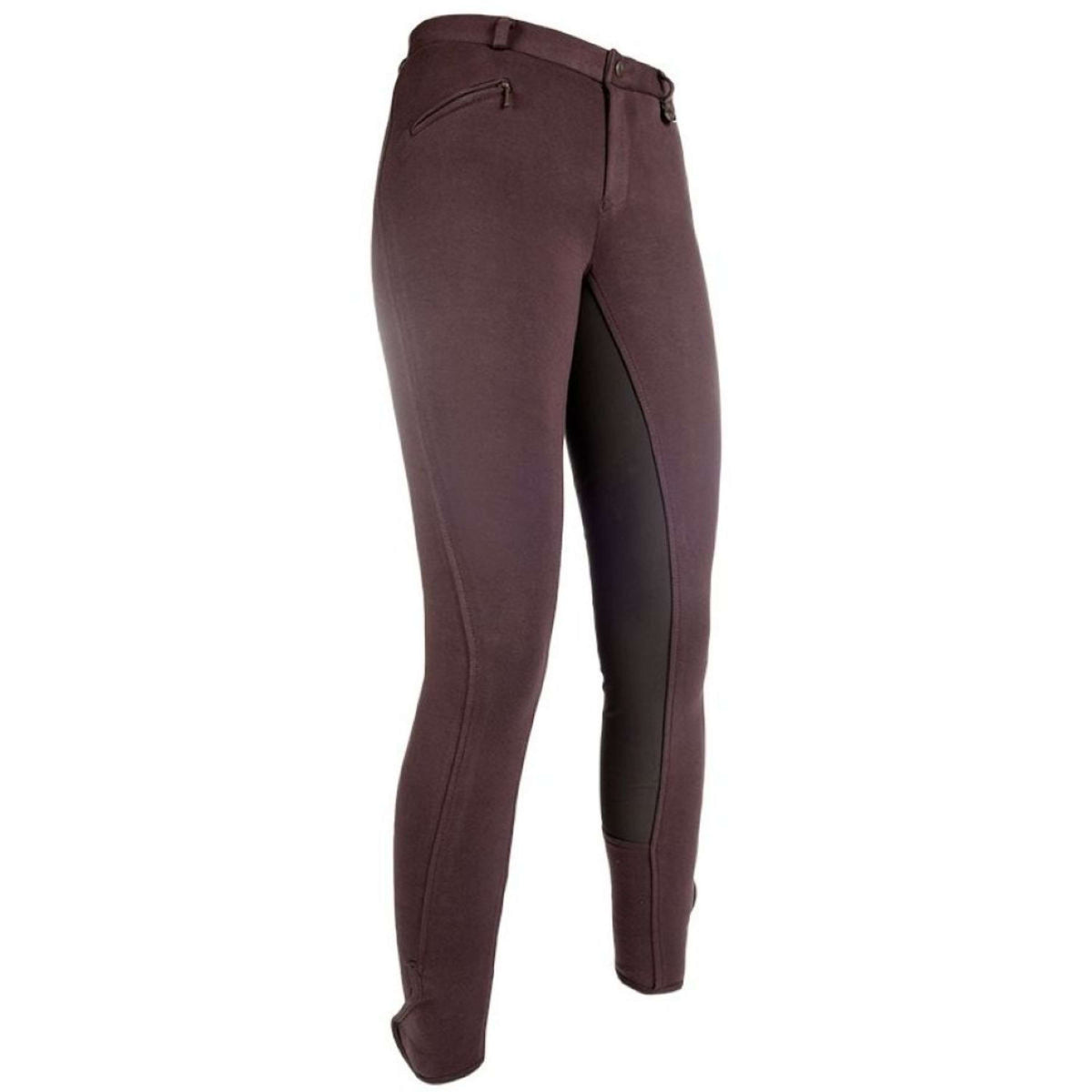 HKM Pantaloni da Equitazione Basic Marrone scuro