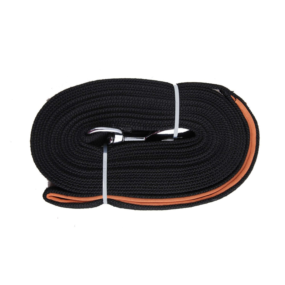 Pawise Flat Leash with Loop Nero