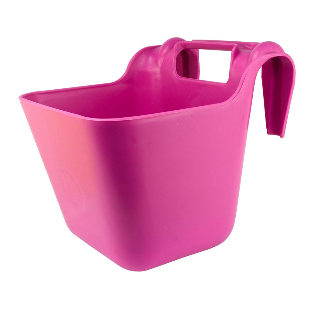 Ok-Plast Ciotola per Cibo e Staffa di Montaggio Plastica Rosa