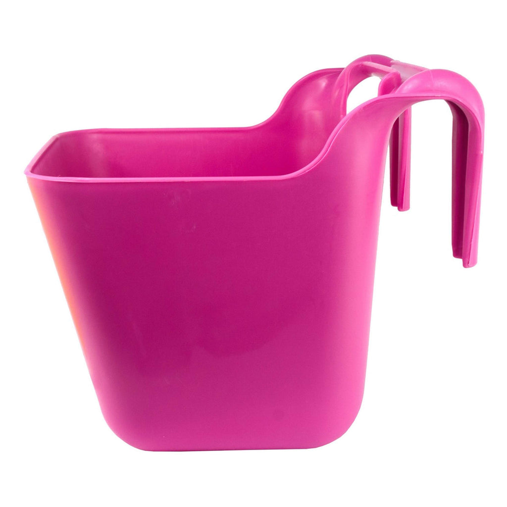 Ok-Plast Ciotola per Cibo e Staffa di Montaggio Plastica Rosa