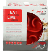 Eat Slow Live Longer Tumble Feeder Tumble Feeder Rosso