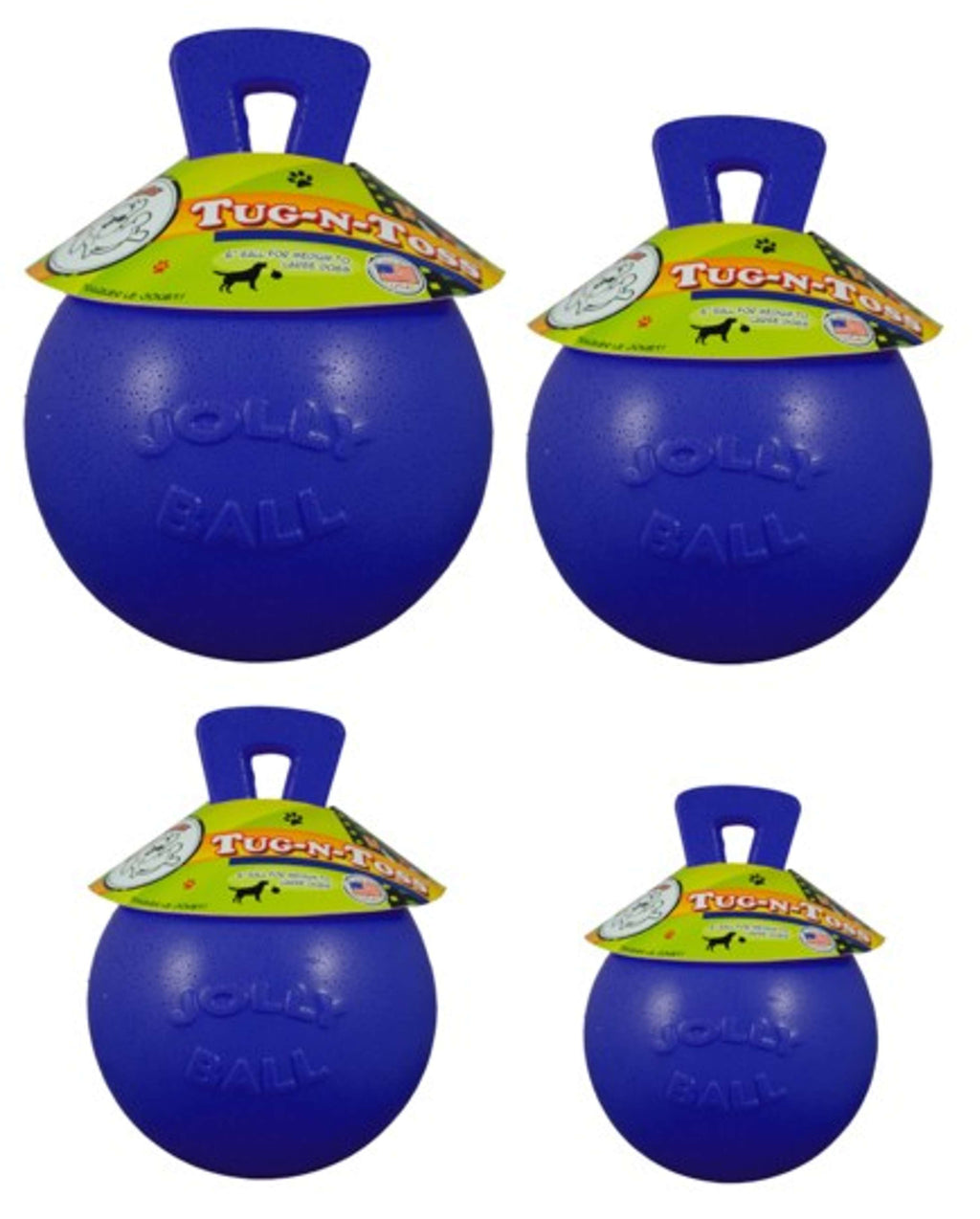 Jolly Ball Pallone da Gioco Tug-n-Toss Blu