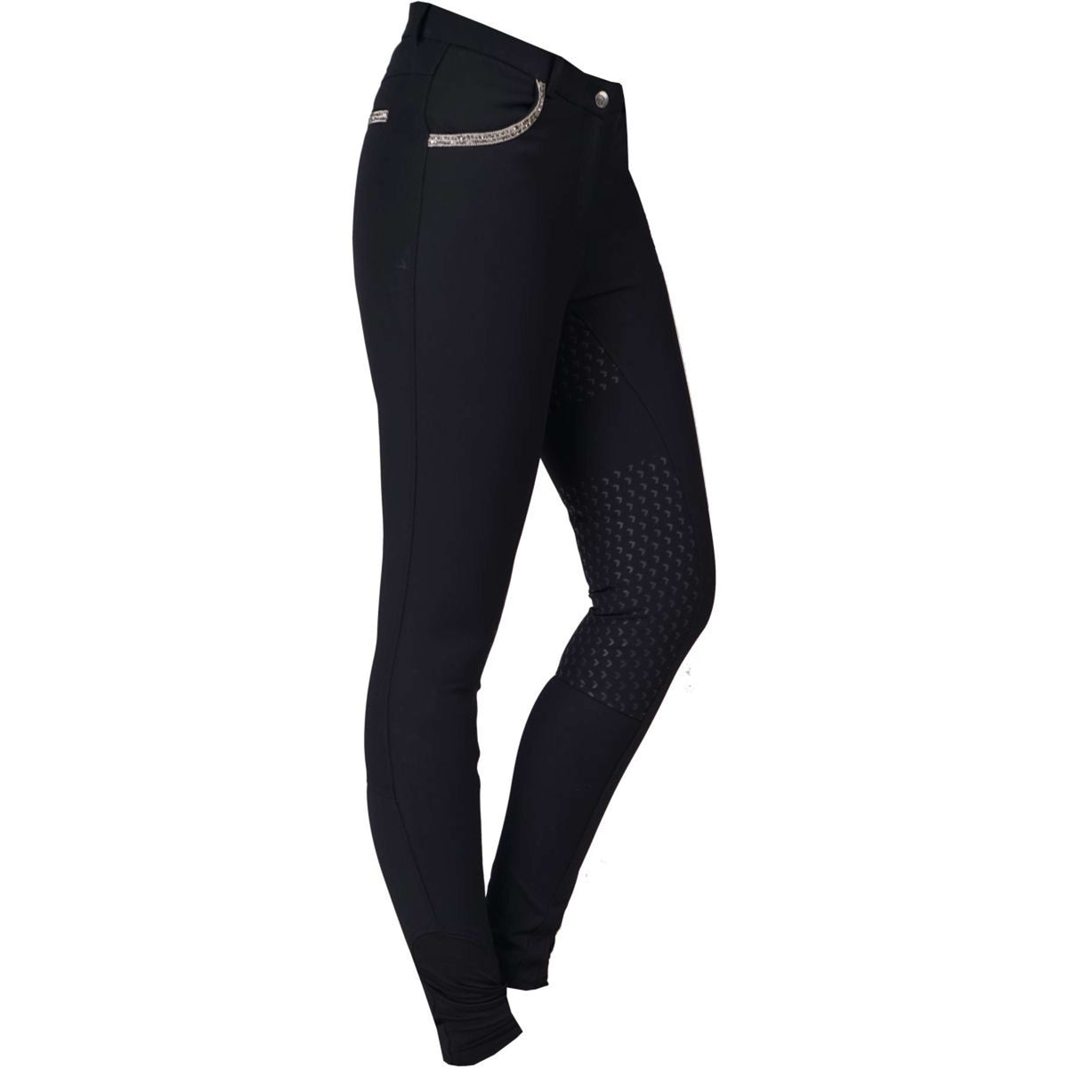 HORKA Pantaloni da Equitazione Nicola Nero