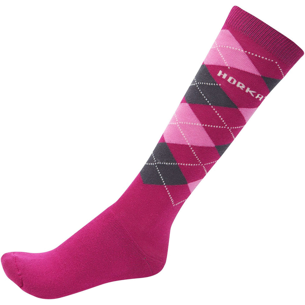 HORKA Calze da Equitazione Fuchsia