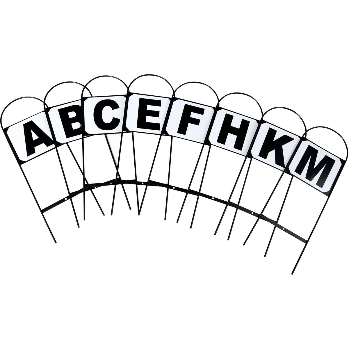 HORKA Lettere di dressage Nero