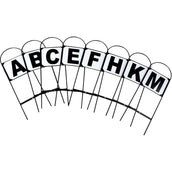 HORKA Lettere di dressage Nero