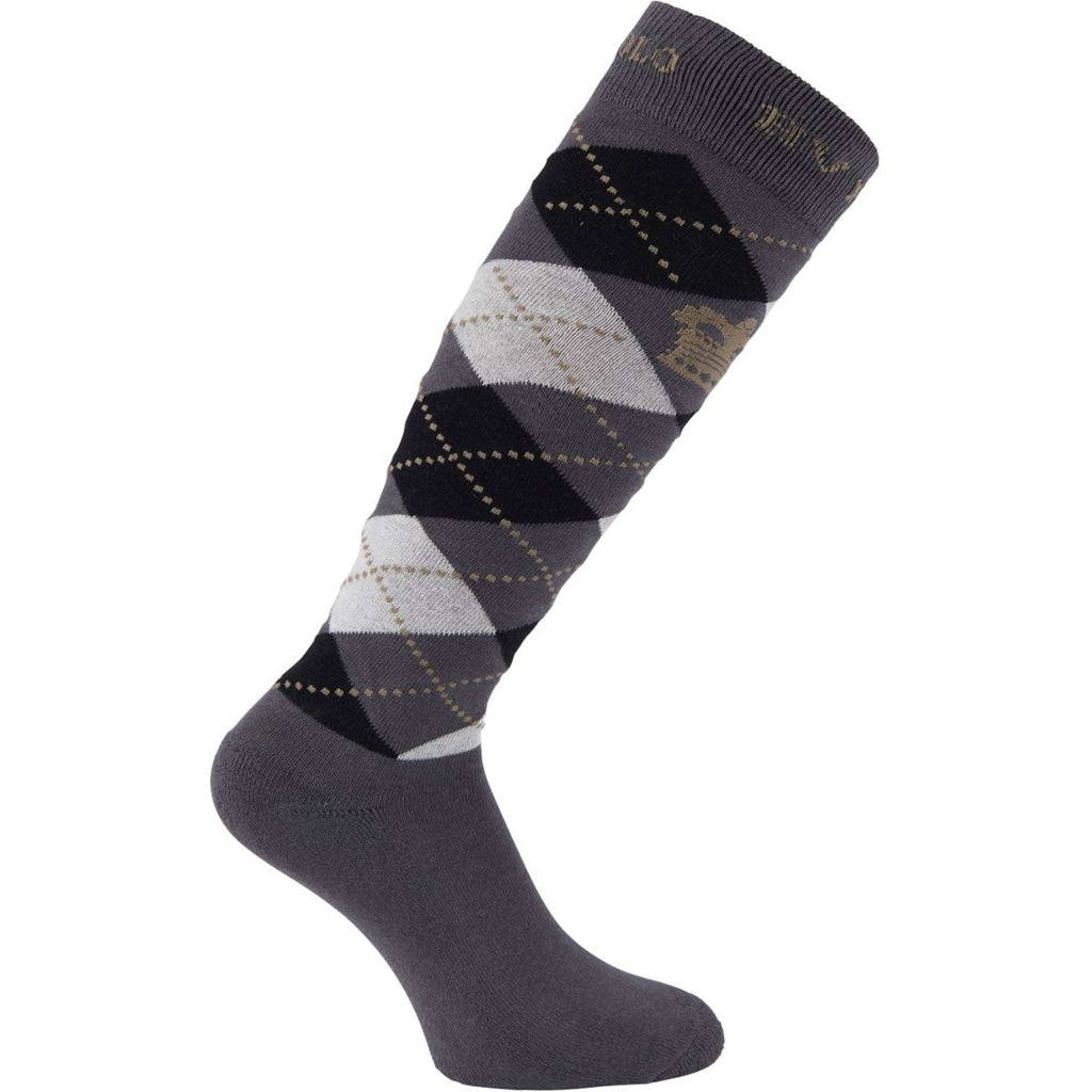 HV Polo Calzini Argyle Carbone/Nero/Tortora