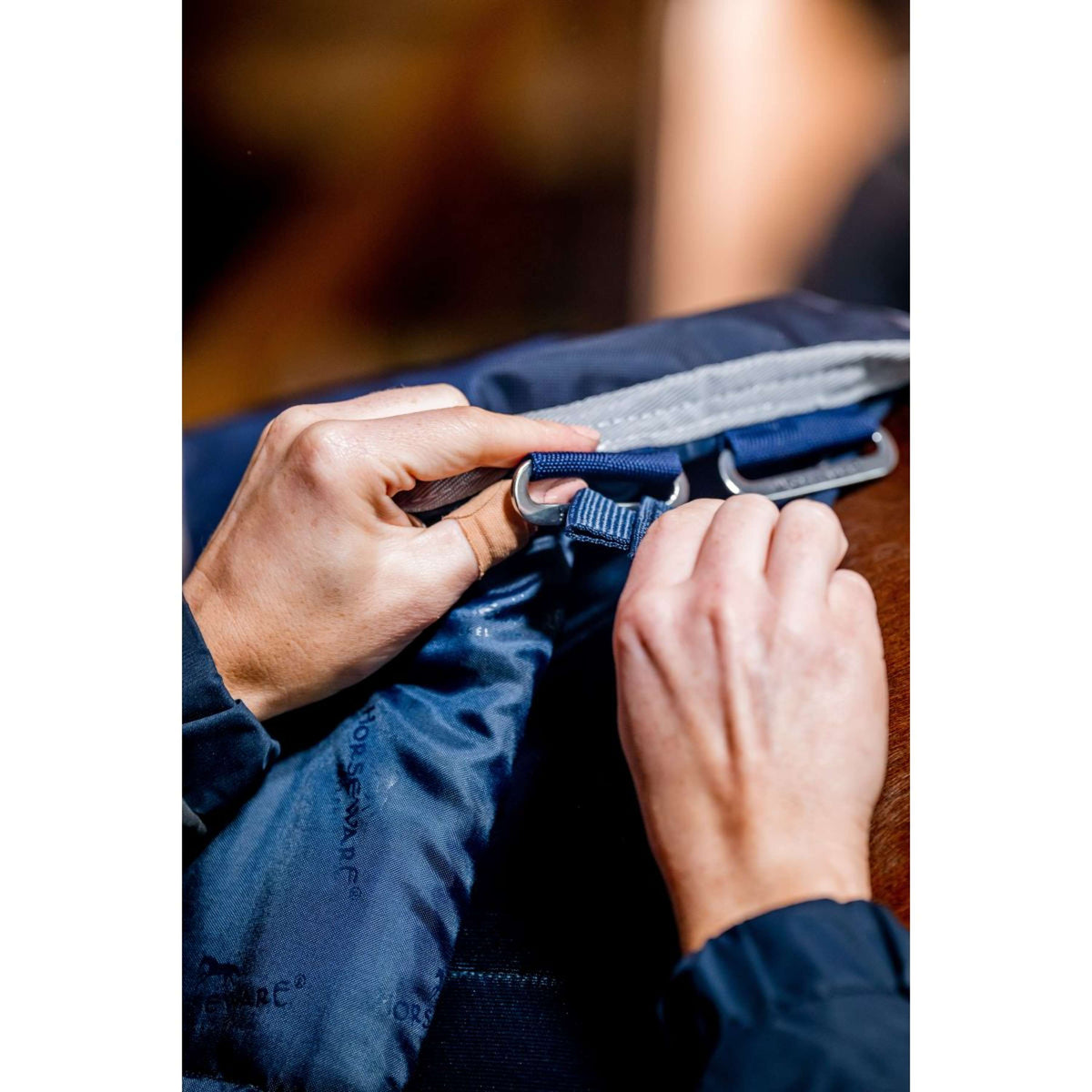 Horseware Dry Liner Blu marino/Argento