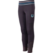 Harry's Horse Leggings da Equitazione Equitights STOUT! Beryl Full Grip Grigio antracite