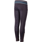 Harry's Horse Leggings da Equitazione Equitights STOUT! Beryl Full Grip Grigio antracite