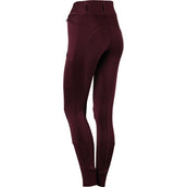 Harry's Horse Leggings da Equitazione Equitights Denici Cavalli Scabiosa Full Grip Bordeaux