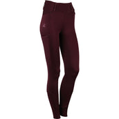 Harry's Horse Leggings da Equitazione Equitights Denici Cavalli Scabiosa Full Grip Bordeaux