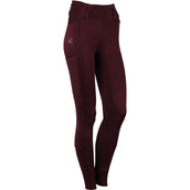 Harry's Horse Leggings da Equitazione Equitights Denici Cavalli Scabiosa Full Grip Bordeaux