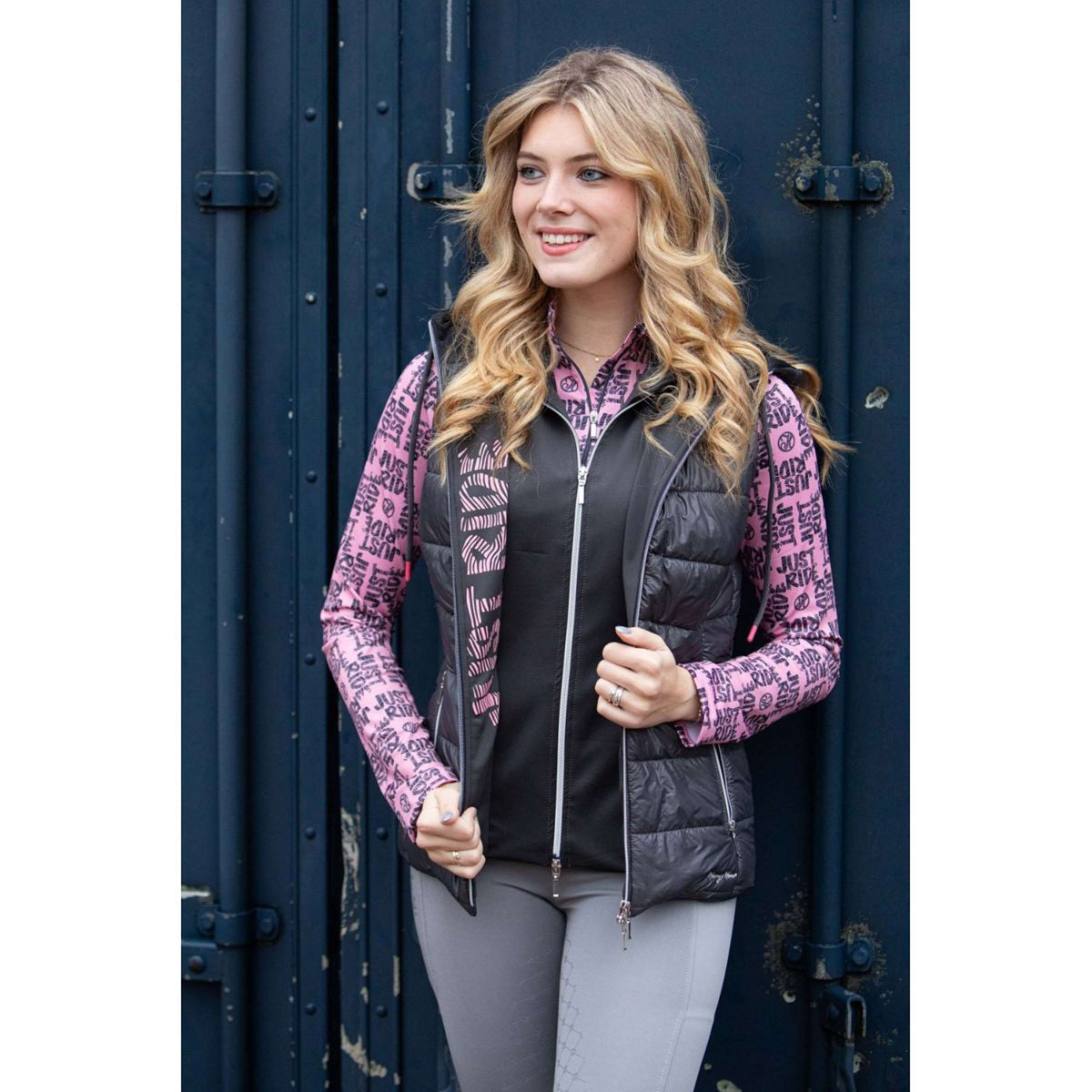 Harry's Horse Gilet Just Ride Urban Grigio antracite