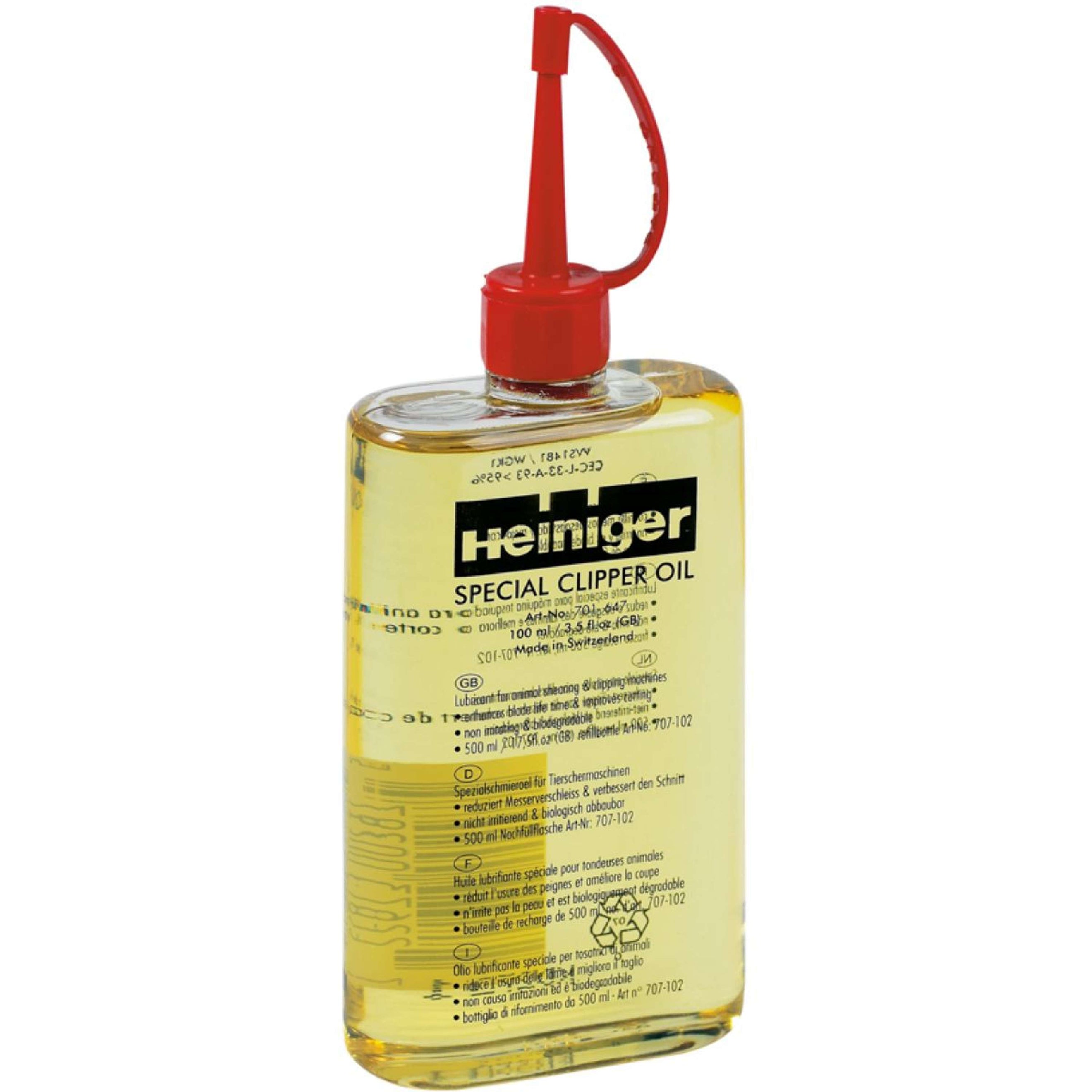 Heiniger Olio per Tosatrice Flacon Heiniger Olio per Tosatrice Flacon