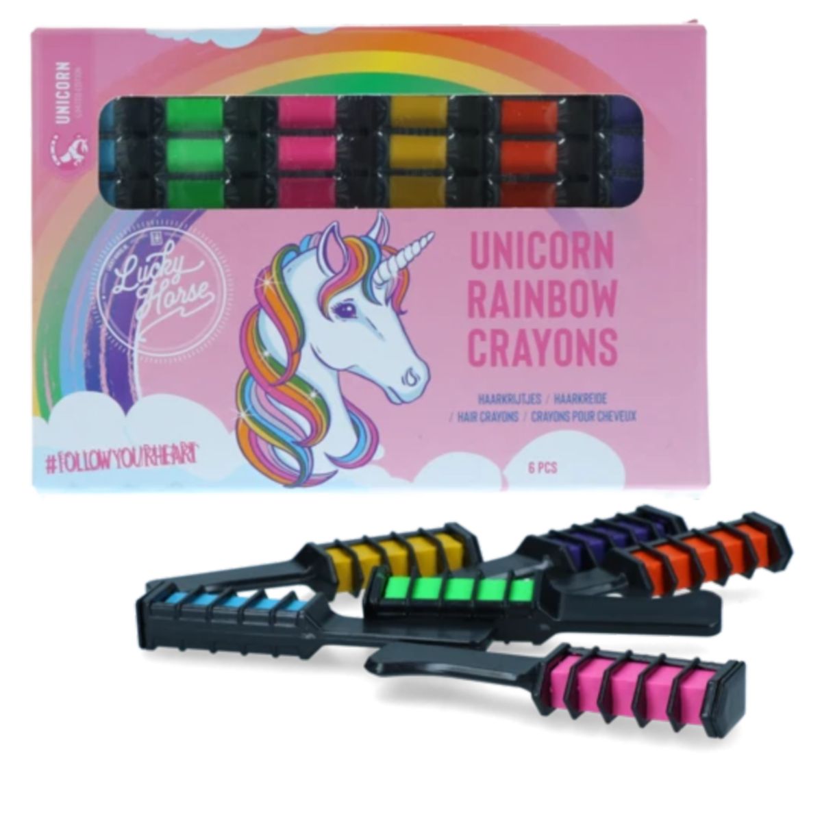 Lucky Horse Gessetto colorato Unicorn Arcobaleno
